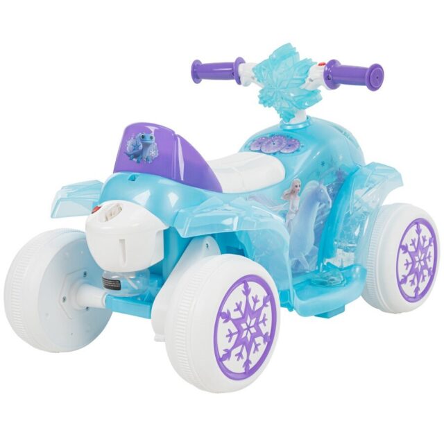 Children's electric ride-on Quad Frozen Bubble Huffy 19035W - imagine 4
