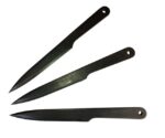 KAL22-CZ Throwing knives  3 pieces  black