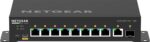 NETGEAR 8x1G PoE+ 110W 1x1G and 1xSFP Managed Switch - imagine 10