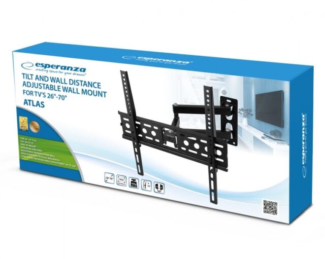Esperanza ERW016 TV mount/stand 177.8 cm (70 ) Black - imagine 16