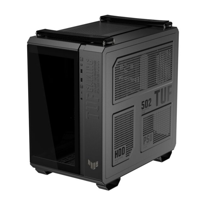 ASUS TUF GAMING GT502 Horizon TG ARGB Black Midi Tower - imagine 17