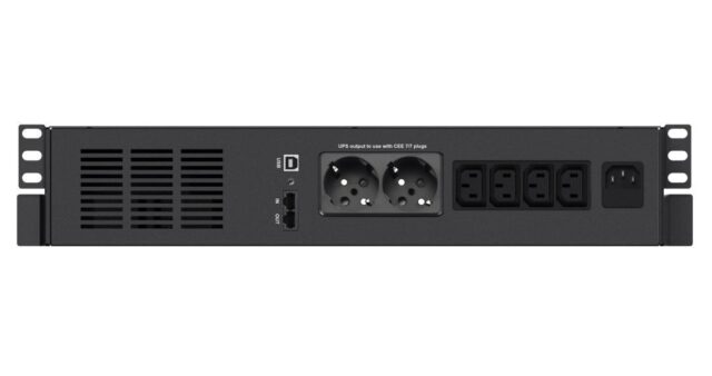 Infosec X4 600 RM Plus uninterruptible power supply (UPS) Line-Interactive 0.6 kVA 360 W 6 AC outlet(s) - imagine 3