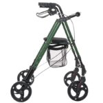 Rehabilitation support with seat and bag for seniors Green - imagine 2