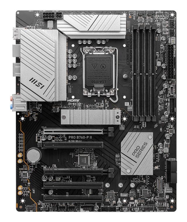 MSI PRO B760-P II motherboard Intel B760 LGA 1700 ATX - imagine 2