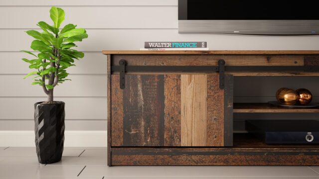 RTV GRANERO 200x56.7x35 old wood cabinet - imagine 6