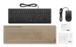 Lenovo Essential Wired Combo Black US Euro keyboard Mouse included Universal USB - imagine 4