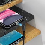 USAMS Kabel kątowy magnetyczny U54 1mUSB-C czarny/black SJ445USB01 (US-SJ445) - imagine 2