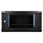 EXTRALINK LITE 4U 530X400 WALL-MOUNTED RACKMOUNT CABINET BLACK - imagine 2