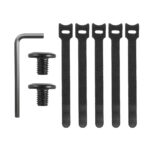 Maclean under-desk cable organizer  max load 5kg  black  MC-105 B - imagine 5