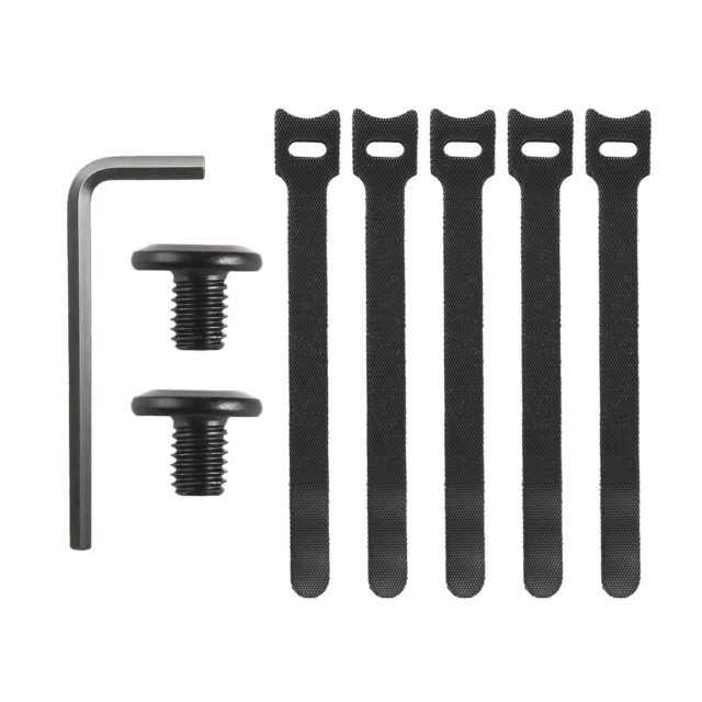 Maclean under-desk cable organizer  max load 5kg  black  MC-105 B - imagine 5