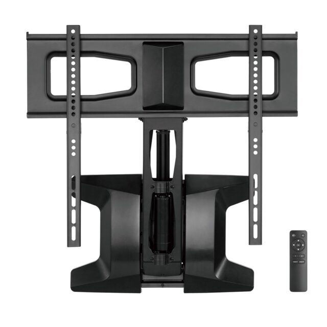 Maclean MC-891 Electric TV Wall Mount Bracket with Remote Control Height Adjustment 37'' - 70  max. VESA 600x400 up to 35kg Above Fireplace Mount Sturdy - imagine 4