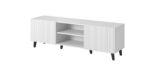 Cama RTV cabinet PAFOS 150x42x52 white matt - imagine 9