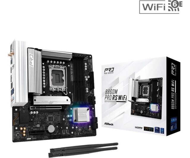 ASRock B860M Pro RS WiFi Motherboard - imagine 5