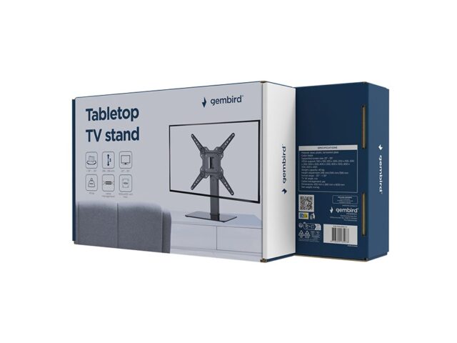 Gembird TVS-D55S-01 Tabletop TV stand (swivel)  23  - 55   black - imagine 10