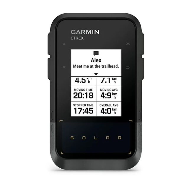 Garmin eTrex SE GPS Solar Tourist Navigation Black/Grey + Garmin HRM Dual Sensor - imagine 11
