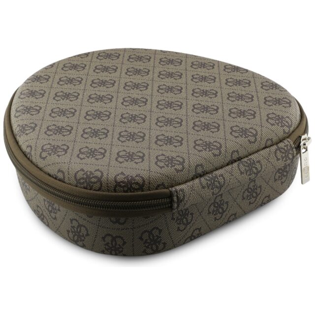 Headphones Guess 4G Triangle Logo Bluetooth ENC brown - imagine 6