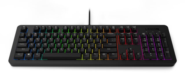 Lenovo K310 keyboard Gaming USB US English Black - imagine 2