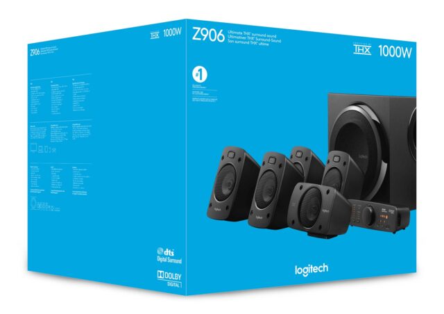 Logitech Surround Sound Speakers Z906 - imagine 14