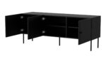 RTV 3D cabinet PALAZZO BIS 151x40x60 black matt - imagine 2