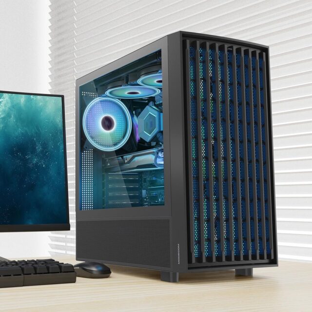 MODECOM  BREEZE ARGB Flow MIDI USB 3.0 X 2 CYPE-C computer case - imagine 5