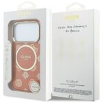 Case Guess IML Peony Dot MagSafe for  iPhone 17 Pro orange - imagine 8