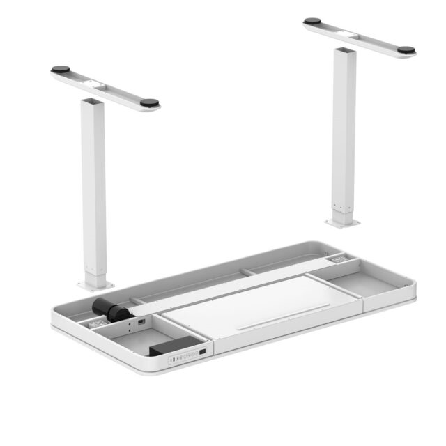 Activejet Desk with electric height adjustment 140x70 ET119W-C white - imagine 15