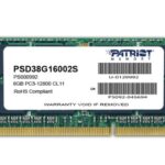 Patriot Memory 8GB PC3-12800 memory module 1 x 8 GB DDR3 1600 MHz