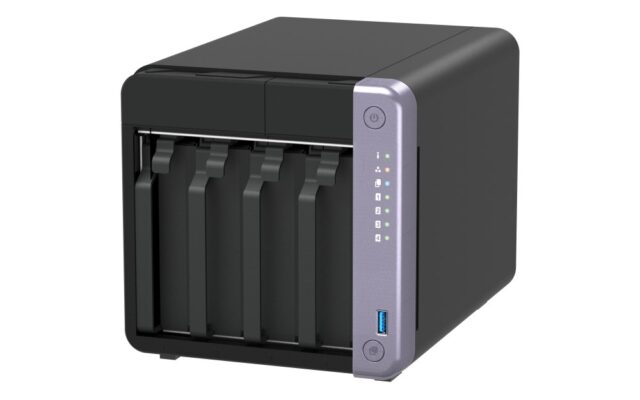 QNAP TS-432X-4G NAS/storage server Tower Ethernet LAN Black Alpine AL-524 - imagine 6