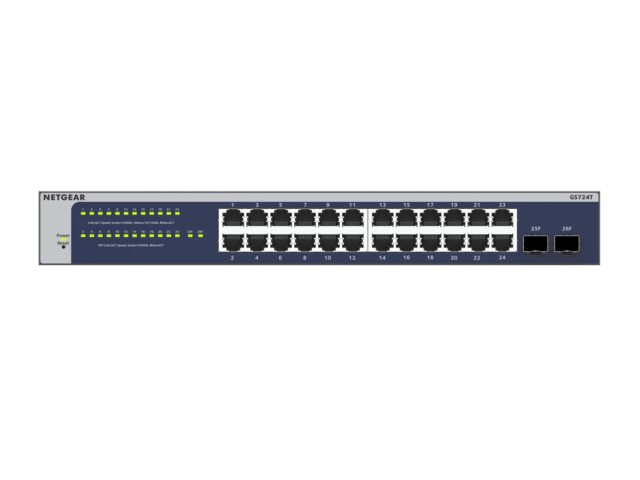 NETGEAR GS724Tv6 Managed Gigabit Switch (GS724T-600EUS) 26P - imagine 7