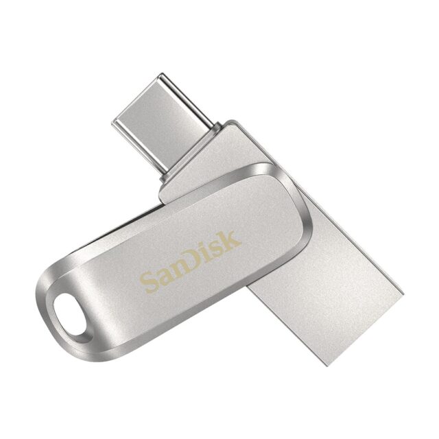 SanDisk Ultra Dual Drive Luxe USB flash drive 64 GB USB Type-A / USB Type-C 3.2 Gen 1 (3.1 Gen 1) Stainless steel - imagine 6