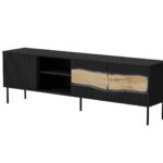 Cama INSERTO 3D1W TV cabinet 190x40x61.5 black + LED