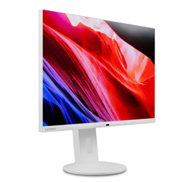 Lenovo C24d-20 computer monitor 61 cm (24 ) 1920 x 1200 pixels Full HD LED Grey  White - imagine 3