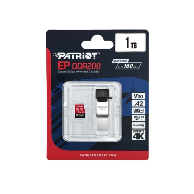Patriot Memory EP DDR200 memory card 1TB MicroSDXC 160/120 MB/s (PEF1TEP33MCX) - imagine 5