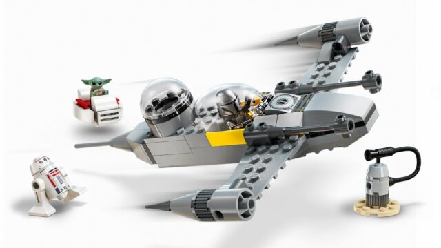 LEGO STAR WARS 75410 Mando and Grogu's N-1 Starfighter - imagine 4