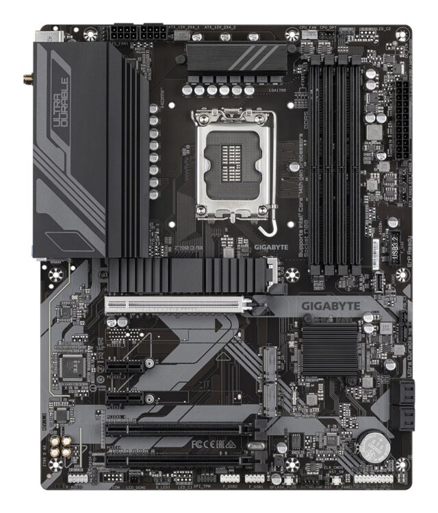 GIGABYTE Z790 D AX Motherboard - Supports Intel Core 14th Gen CPUs  12+1+1 Phases Digital VRM  up to 7600MHz DDR5 (OC)  3xPCIe 4.0 M.2  Wi-Fi 6E  2.5GbE LAN  USB 3.2 Gen 2 - imagine 2