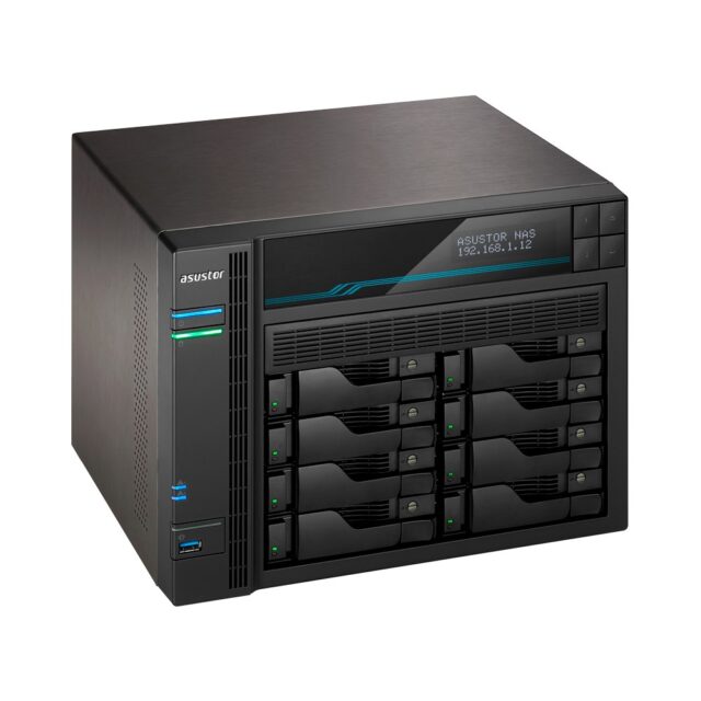 Asustor Lockerstor 10 AS6510T NAS Tower Intel Atom® C3538 8 GB DDR4 0 TB ADM Black - imagine 5