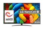 LG NanoCell AI 65NANO81A3A TV 165.1 cm (65 ) 4K Ultra HD Smart TV Wi-Fi Black