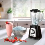Tefal BlendForce II BL4358 blender 1.25 L Tabletop blender 800 W Black  Brushed steel