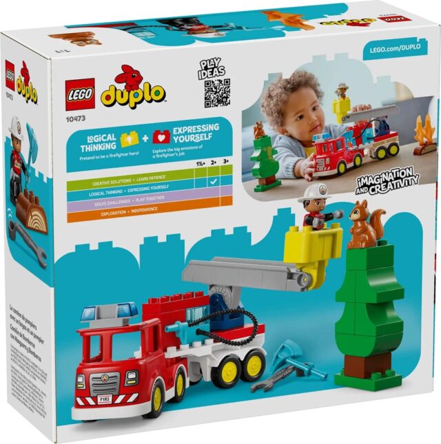 LEGO DUPLO TOWN 10473 Wóz strażacki z wężem i strażakiem - imagine 2