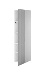 Wardrobe PAFOS 1D 45x55.5x198.5 white matt - imagine 2