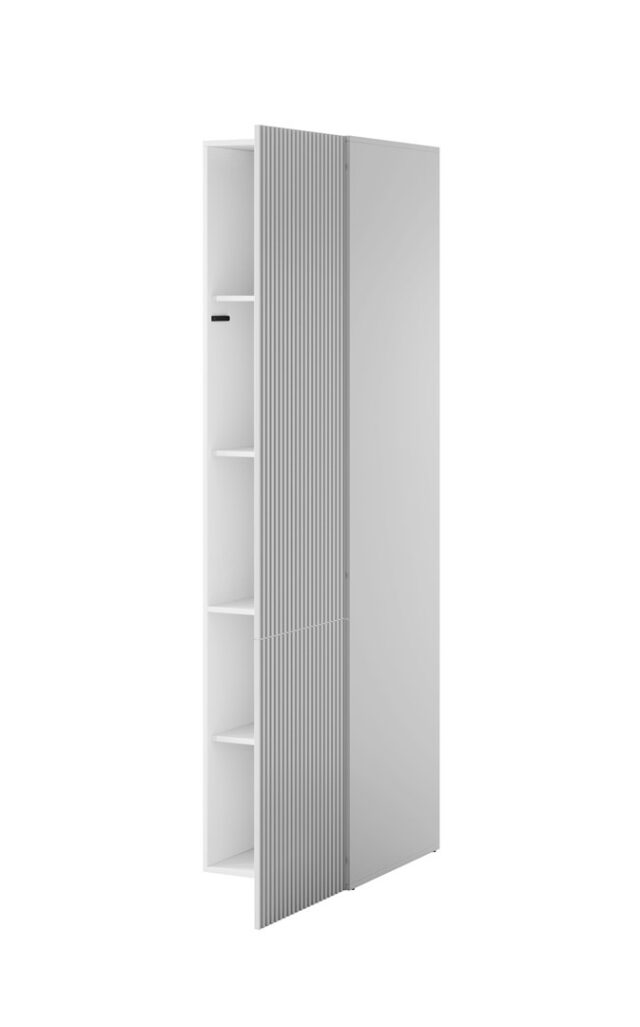 Wardrobe PAFOS 1D 45x55.5x198.5 white matt - imagine 2