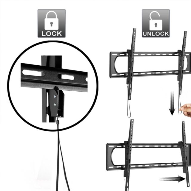 Maclean TV or monitor mount  max. VESA 900x600  60-120   120kg  black  MC-750N - imagine 12