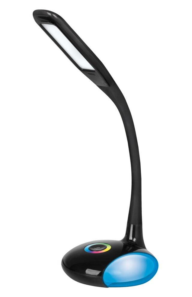Activejet LED desk lamp VENUS BLACK with RGB base - imagine 3