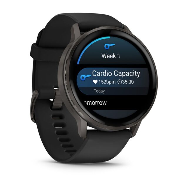 Garmin Venu 4 3.56 cm (1.4 ) AMOLED 45 mm Digital 454 x 454 pixels Touchscreen Black Wi-Fi GPS (satellite) - imagine 4