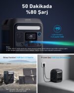 Anker SOLIX C300X portable power station 7 Lithium Iron Phosphate (LiFePO4) 90000 mAh - imagine 5