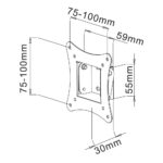 Techly ICA-LCD-900 76.2 cm (30 ) Black - imagine 4