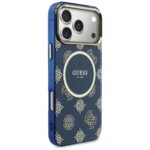 Case Guess IML Peony Dot MagSafe for  iPhone 17 Pro Max blue - imagine 4