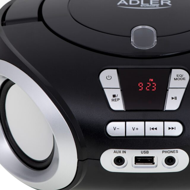 Adler AD 1181 CD player Portable CD player Black  Silver - imagine 7
