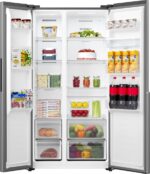 Gorenje NRS917E41XWD side-by-side refrigerator Freestanding 541 L E Stainless steel - imagine 4