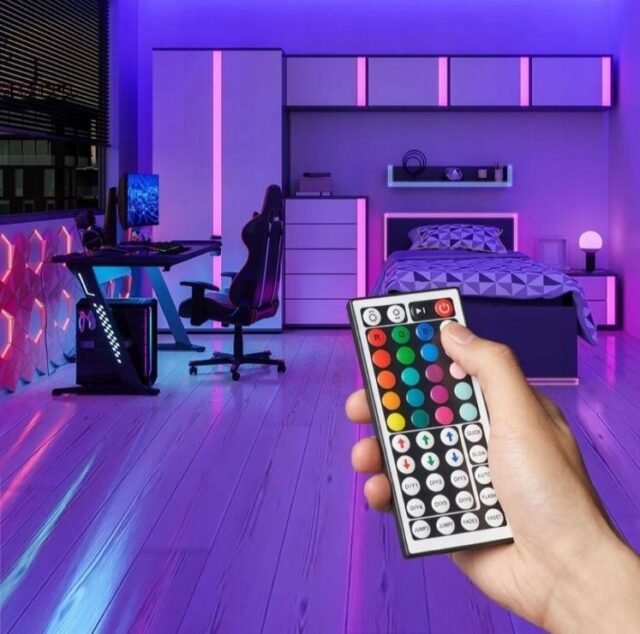 Taśma LED Vention Silicone Neon z pilotem IR i zasilaczem DC 12V 5m - imagine 7